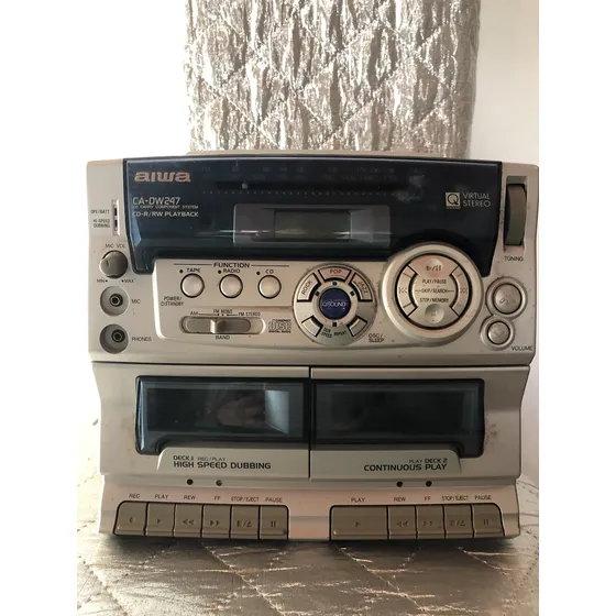 Equipo De Sonido Aiwa Ca- Dw247u (sin Cornetas) En Oferta