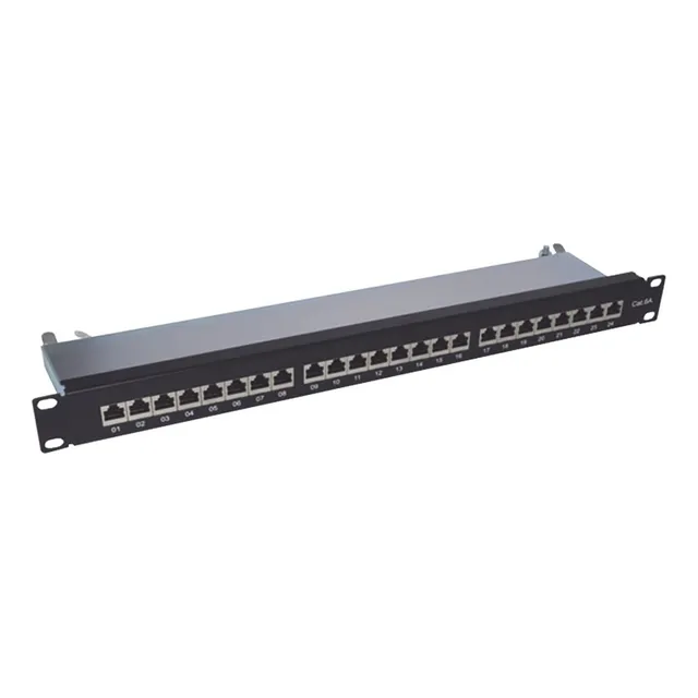 Panel Parcheo Impacto 24pto Cat6a Linkedpro Lp-pp-cs-6a-24p