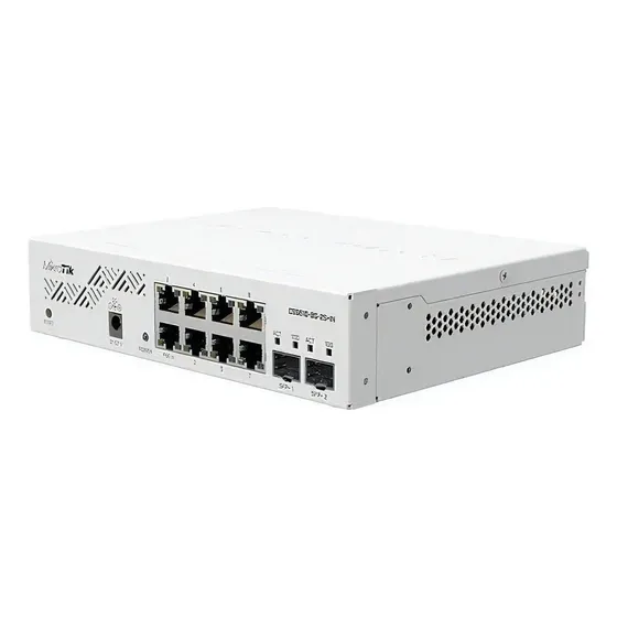 Mikrotik Cloud Smart Switch CSS610-8G-2S+IN Switch Gerenciável 8 Portas Gigabit PoE 2 Portas SFP+ 10Gbps