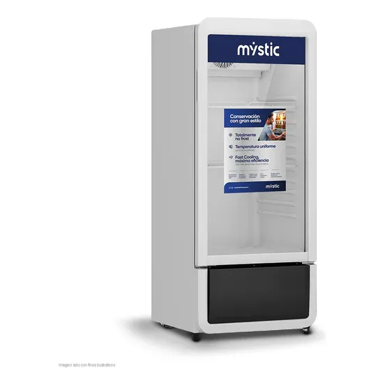 Enfriador Vertical Exhibidor 200l (7 Pies) Marca Mystic