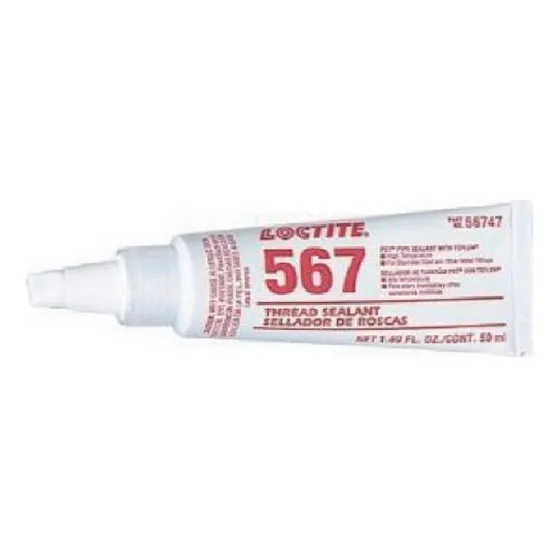 Tubo Sellador De Rosca C/ptfe Alta Temperatura 50ml 6 Pz