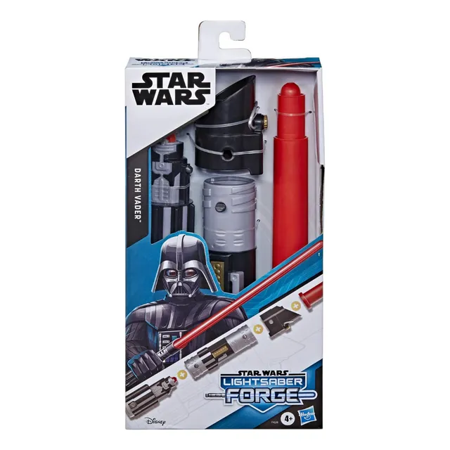 Espada Sable Rojo Star Wars Con Luz Y Retráctil Hasbro