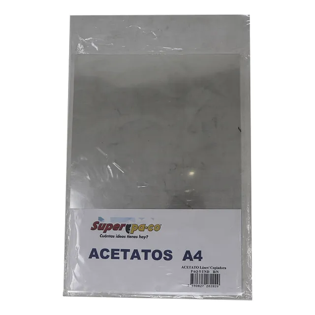 Láminas De Acetato Para Copiadora A4