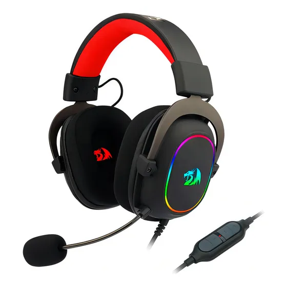 Audifono Gamer Redragon Zeus X H510 Rgb Black Color Negro