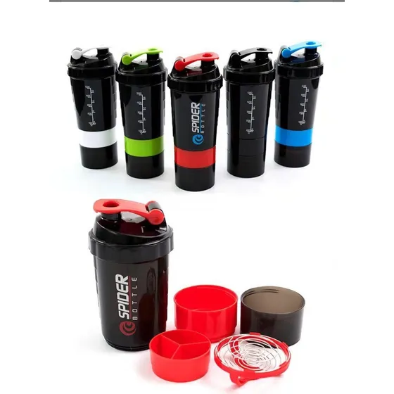 Vaso Proteina Botella Negro Shaker Para Batido Botella Gym 3 En 1 Botella Agua Shaker Vaso Shaker Proteinas Mezclador Botella Deportiva Para Batidos Vaso Shaker Proteinas Qatar Shop Vaso