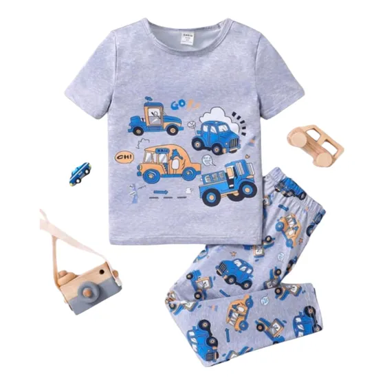 Pijamas De Niños Importadas Modelos Coches Talla 4