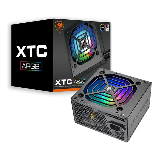 Fuente Gamer Cougar Xtc550 Argb 550w 80 Plus White