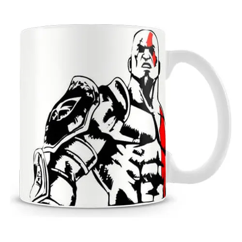 Caneca God Of War Kratos Ii Cor Branco