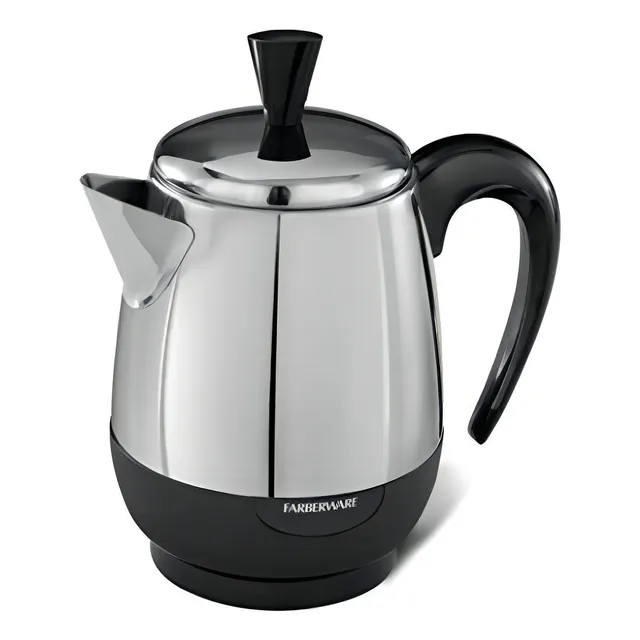 Cafetera Percolador Farberware De 2-4 Tazas,acero Inoxidable