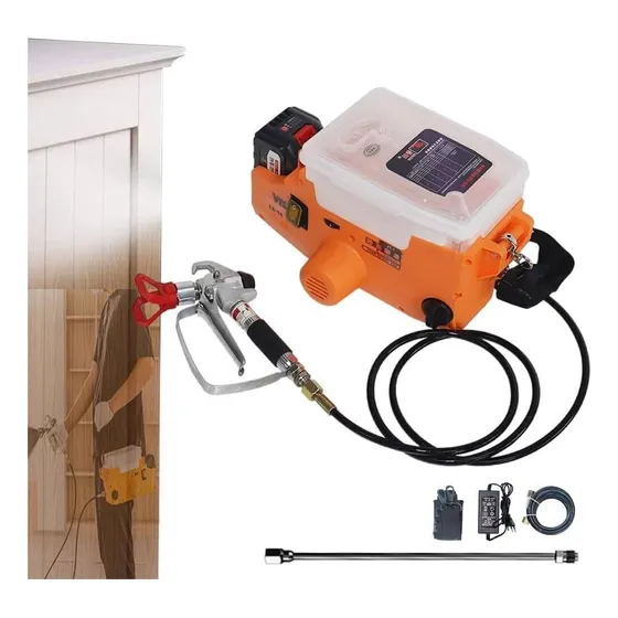 Máquina De Pulverización Sin Aire Portátil 500w For Paredes