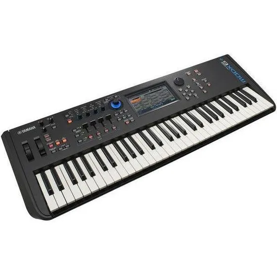 Teclado Yamaha Sintetizador Modx6+ Preto Modx-6+