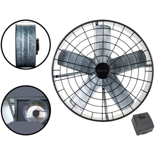 Exaustor De Parede Industrial Alta Vazão 40cm Com Reversão Exaustor De Parede Industrial Alta Vazão 40cm Com Reversão