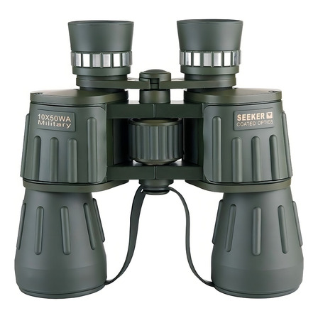 Binóculo Seeker 10x50 Zoom 10x Verde-escuro Binóculo Seeker 10x50 Zoom 10x Verde-escuro