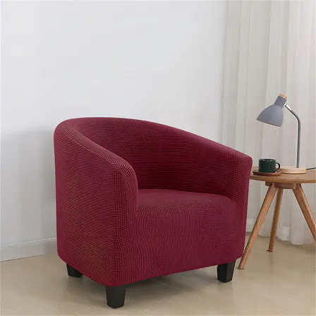 Funda De Poltrona Cuadrille Texturizada Premium Bordó