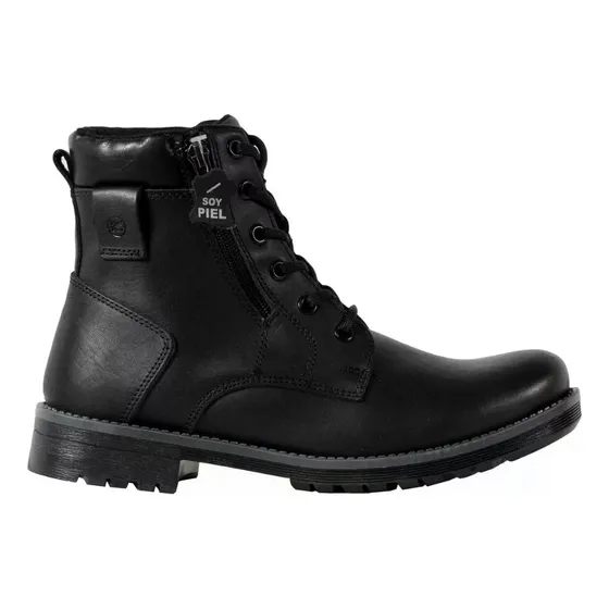 Botas Piel Hombre  Casuales Botines Comoda Moda Vestir Botin