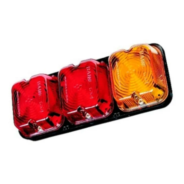Farol Trasero Universal Trailer Baiml Triple Faro Adaptable