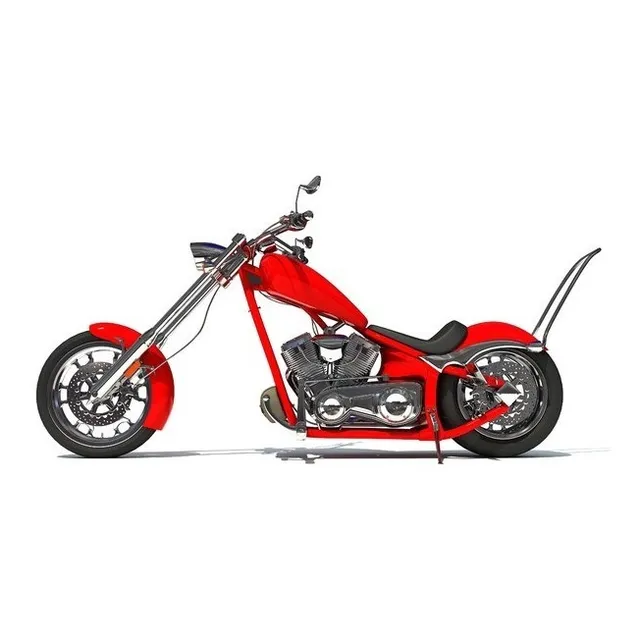 Projeto De Quadro E Garfo De Motos Chopper
