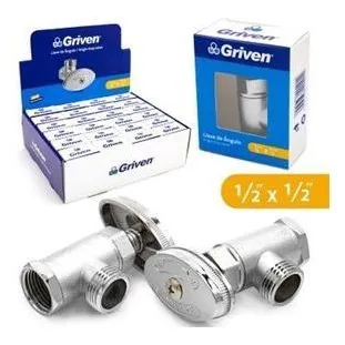 Llave De Ángulo 1/2  X1/2  Griven Mayor Y Detal 