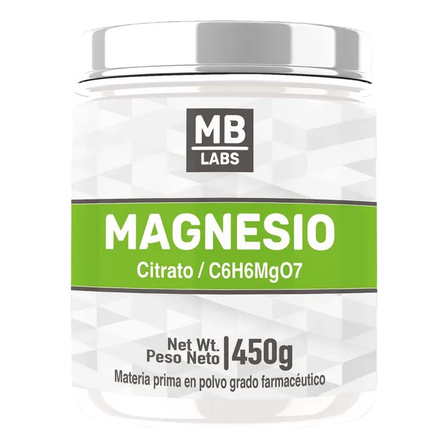 Citrato De Magnesio Polvo 450g