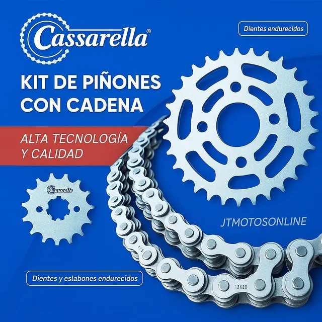 Kit De Arrastre Yamaha Fz 2.0 F.d.t Cassarella O'ring