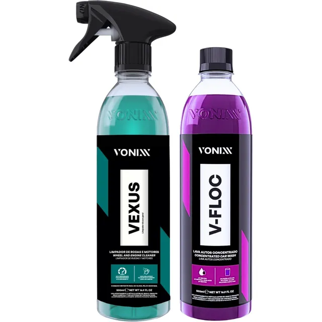 Vexus Limpador Desengraxante + Shampoo V-floc 500ml Vonixx