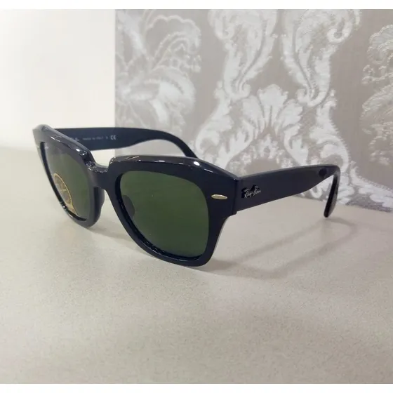 Óculos Ray-ban Rb 2186 State Street - Solar 52-20 145 3n Preto