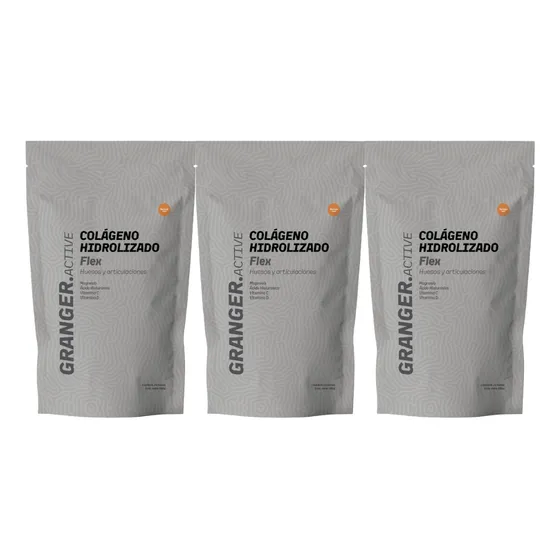 Granger Colágeno Flex Huesos Y Articulación 250g X3 - 3c