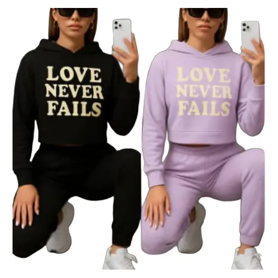 Conjunto De Jogger Y Suéter Para Dama, Set De 2 Piezas