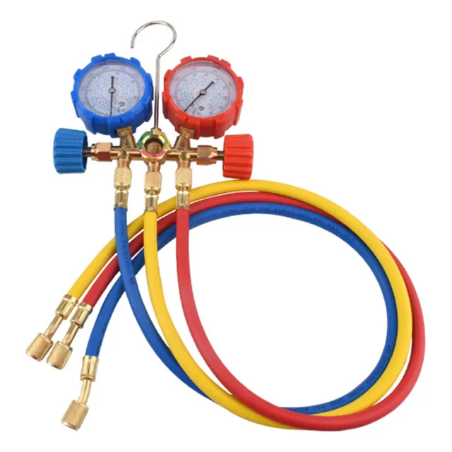 Juego Manometros Refrigeracion Manifold R22 R134 R404 R410