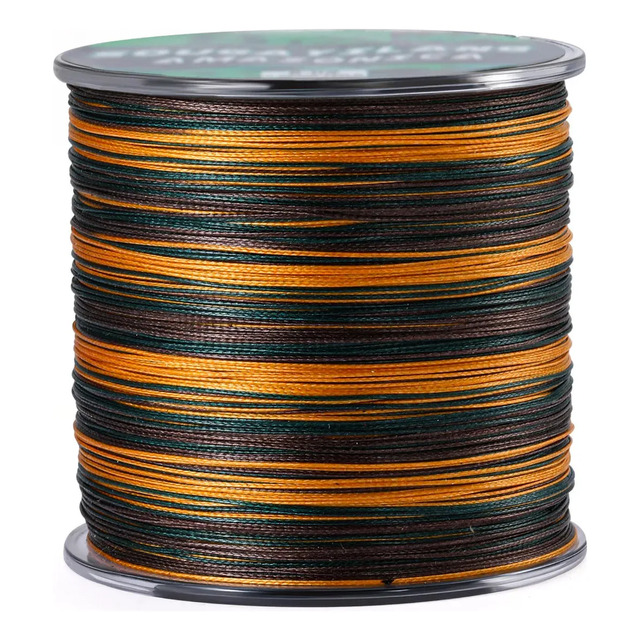 Linha Pesca 300m Multifilamento 8 Fios Invisível Camuflagem Verde-camuflado 0.28mm-40lb