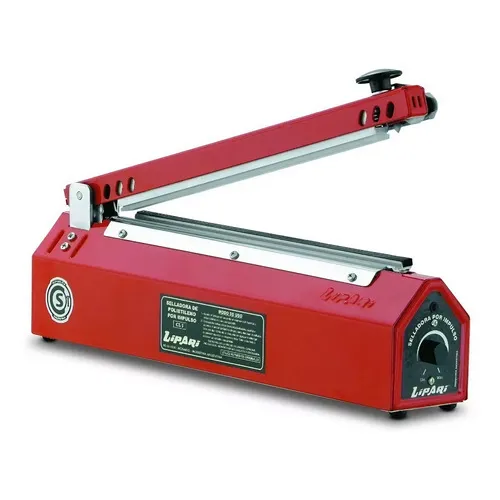 Selladora Lipari Polietileno Con Corte Cc300 30 Cm Color Rojo