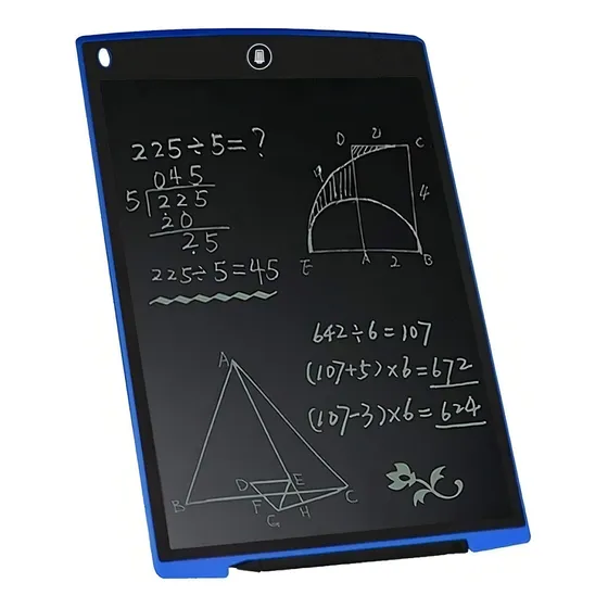 Tableta De Dibujos Para Niños Lcd De 12 Pulgadas | Didáctica Color Azul
