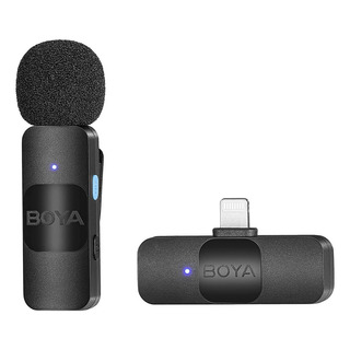 Microfone Sem Fio Boya By-v1 Compativel Com iPhone Lightning Microfone Sem Fio Boya By-v1 Compativel Com iPhone Lightning