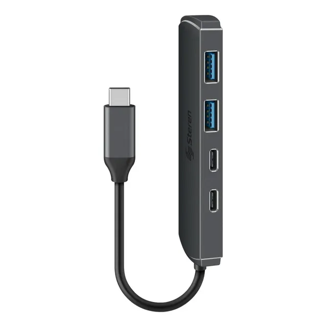 Hub Usb C A 2 Puertos Usb 3.0 / 2 Puertos Usb C