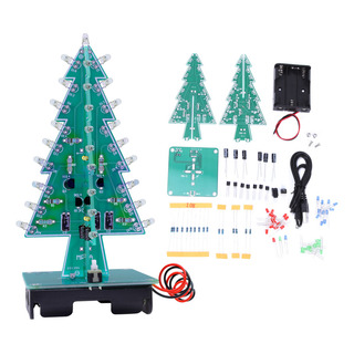 Kit De Circuito Electrónico 3d Led Diy Christmas Tree, Estér Kit De Circuito Electrónico 3d Led Diy Christmas Tree, Estér