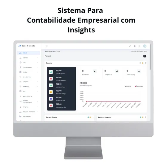 Sistema Para  Contabilidade Empresarial Com Insights