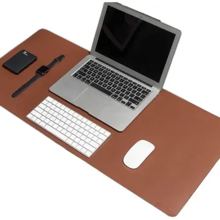 Mousepad Bullpad 90x40cm Fundo Emborrachado Antiderrapante Cor Caramelo Desenho impresso Courino