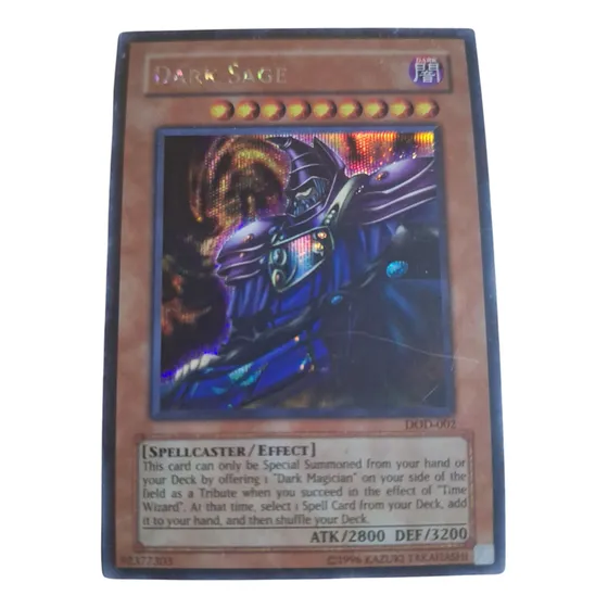 Yugioh Dark Sage Sabio Oscuro Parallel De Videojuego Dod
