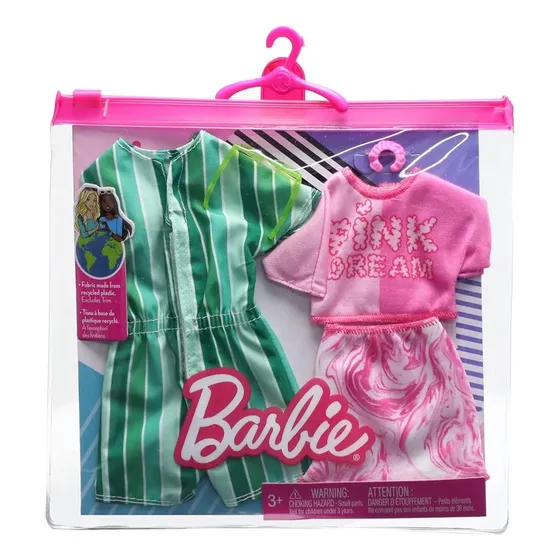 Barbie Pink Y Green Fashion 2 Pack