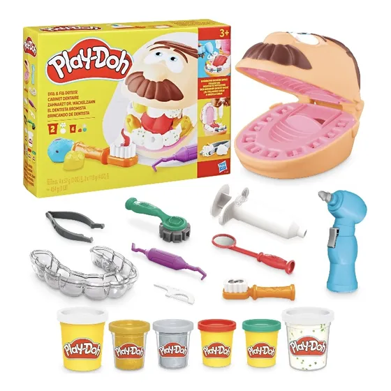 Play Doh El Dentista Bromista 8 Incluye Plastilinas