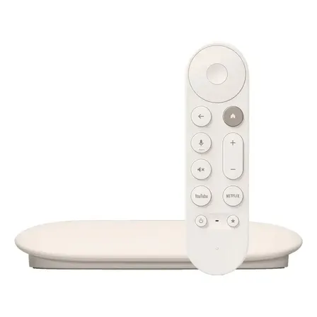 Google Chromecast 4k Control remoto por voz GA-05662us Streamer 32 GB 4 GB de RAM color blanco 2025