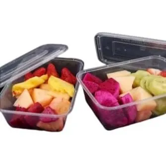 Envases Plásticos Transparentes Para Comida 1000 Cc