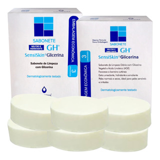 Sabonete Glicerina Gh =kit 2 Caixas= 6 Unidades = 100g Cada Sabonete Glicerina Gh =kit 2 Caixas= 6 Unidades = 100g Cada
