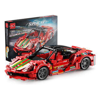 Bloques De Construcción Coche Carreras Verde Le& Go 1299pc+ Bloques De Construcción Coche Carreras Verde Le& Go 1299pc+