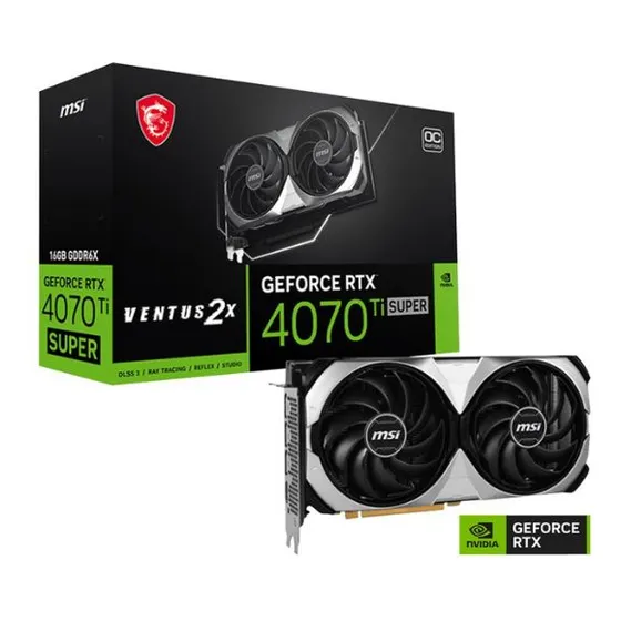 Tarjeta Grafica Msi Geforece Rtx4070ti Super 16gb Ventus 2x