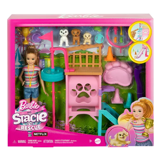 Muñeca Barbie Stacie Al Rescate Con 20 Accesorios +3 Años