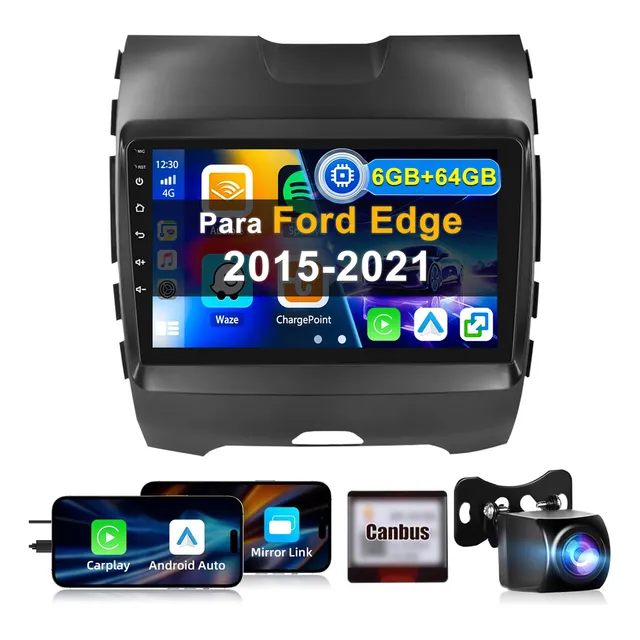 Autoestéreo Pantalla Táctil Para Ford Edge 2015-2021
