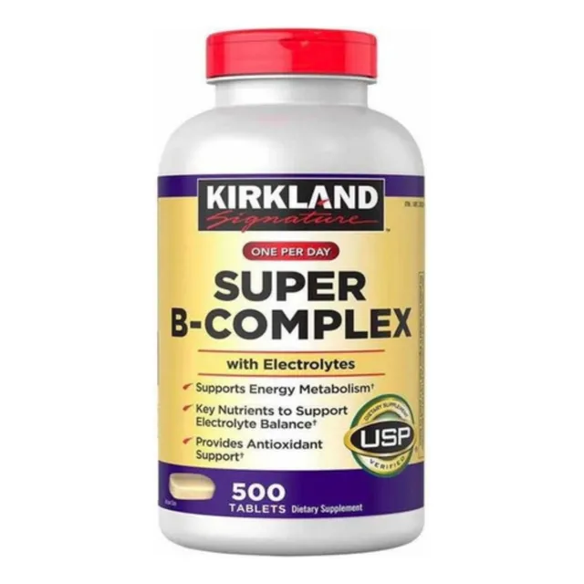Super B Complex Complejo B 500 Tabletas Original Ee.uu