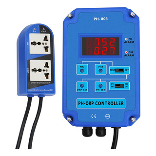 Monitor Digital Ph Orp 2 E 1 Controlador Redox Com Potência Monitor Digital Ph Orp 2 E 1 Controlador Redox Com Potência