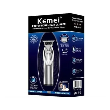 Maquina Trimmer Kemei Desvelladora Profesional Alta Potencia